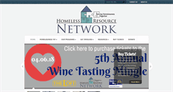 Desktop Screenshot of homelessresourcenetwork.org